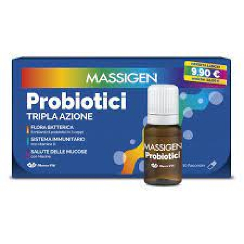 MASSIGEN PROBIOTICI 10 FLACONCINI X 8 ML